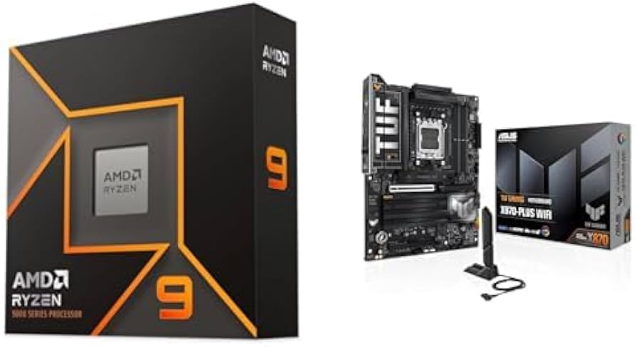 【美品】AMD Ryzen9 9900X Amazon.com: AMD Ryzen 9 9900X + TUF Gaming X870-PLUS WiFi
